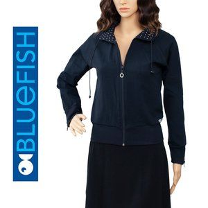 Blue Fish Active Wear Black Jacket Size Small